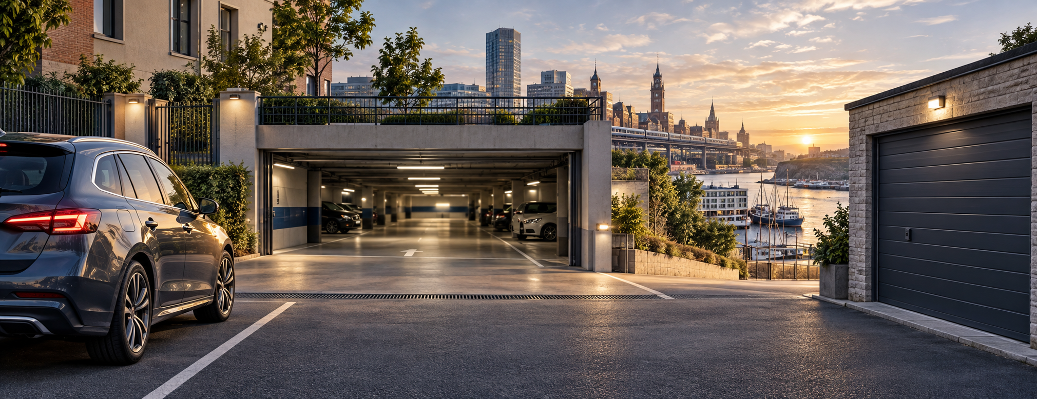 Places de parking sécurisées et garage individuel à louer